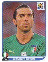 Gianluigi Buffon Italy samolepka Panini World Cup 2010 #412